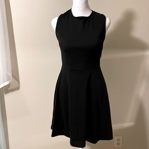 Little black dress with lace detail